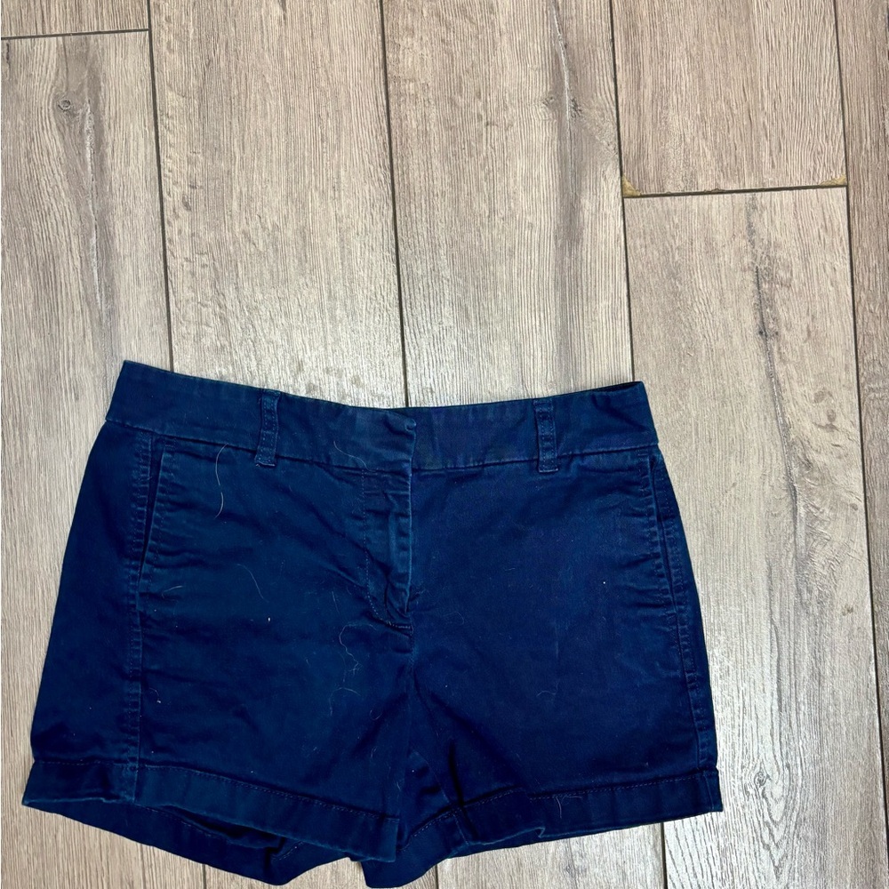 J. Crew Dark Blue Women's Bermudas